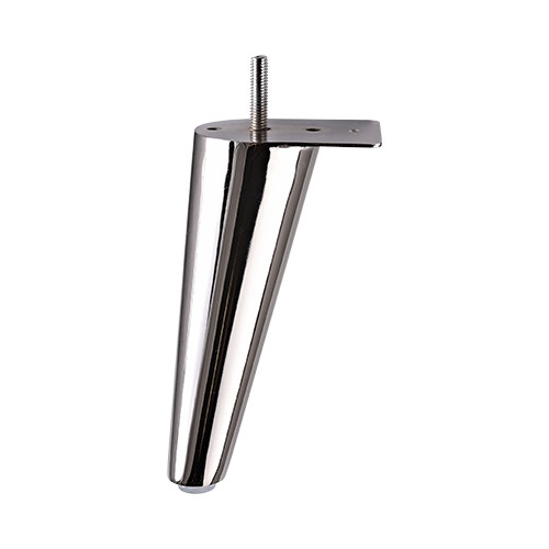 Chrome Angled Metal Leg