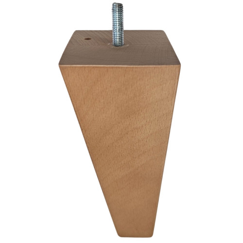 Light Finish Square Tapered Furniture Leg