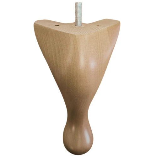 Light Finish Queen Anne Furniture Leg