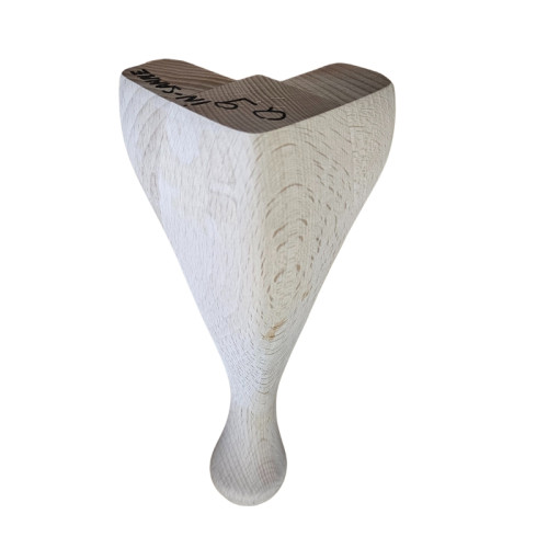 Sanded Unpolished Queen Anne Furniture Leg