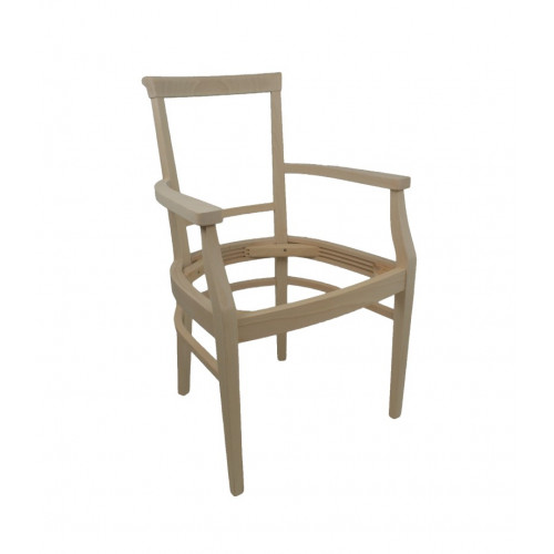 Ramsgate Flat Arm Wooden Chair Frame