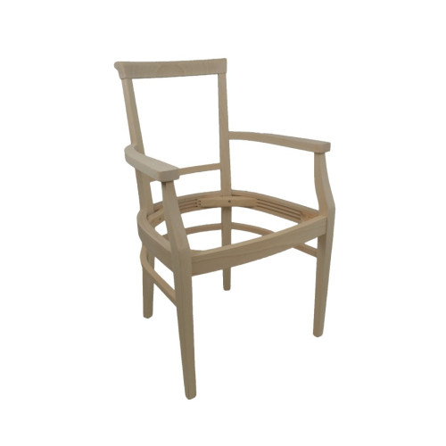 Ramsgate Flat Arm Wooden Chair Frame