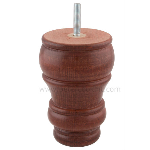 PCI WF136201 Mahogany Gloss Turned Wooden Foot