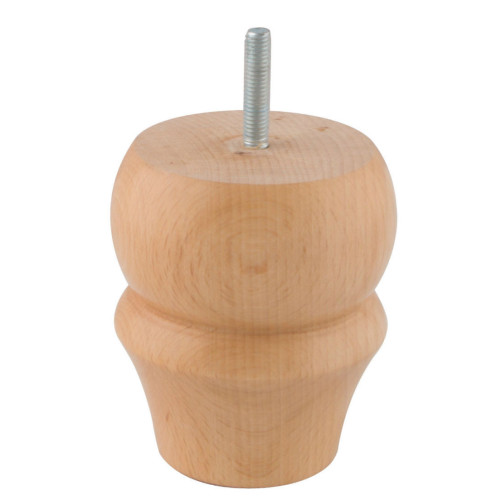 PCI WF36505 Natural Gloss Turned Wooden Foot