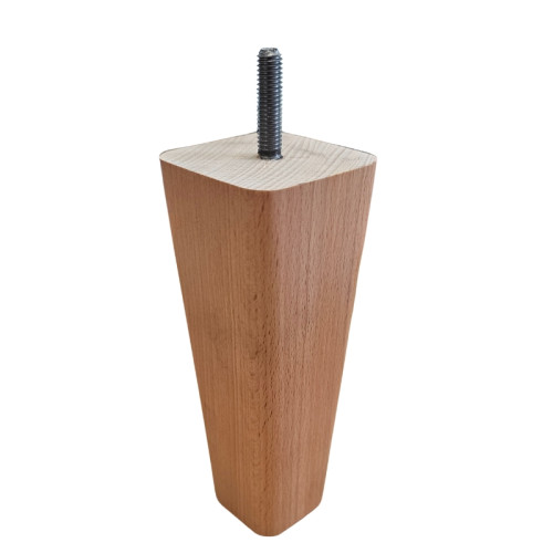 Honey Finish Square Tapered Wooden Foot