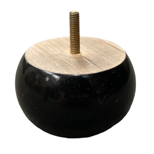 Black Gloss Wooden Furniture Leg