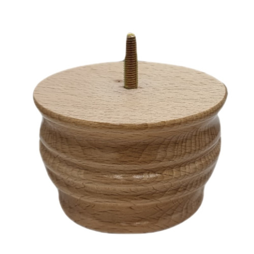 Teak Turned Wooden Leg