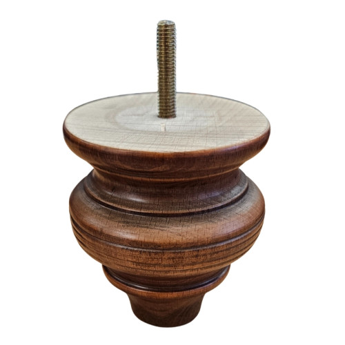 Antique Brown Wooden Foot