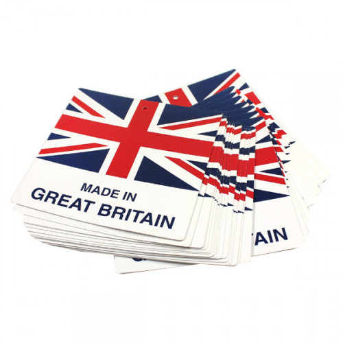 PCI Y10DL55 Made in Great Britain Swing Ticket Labels (Pack of 100)