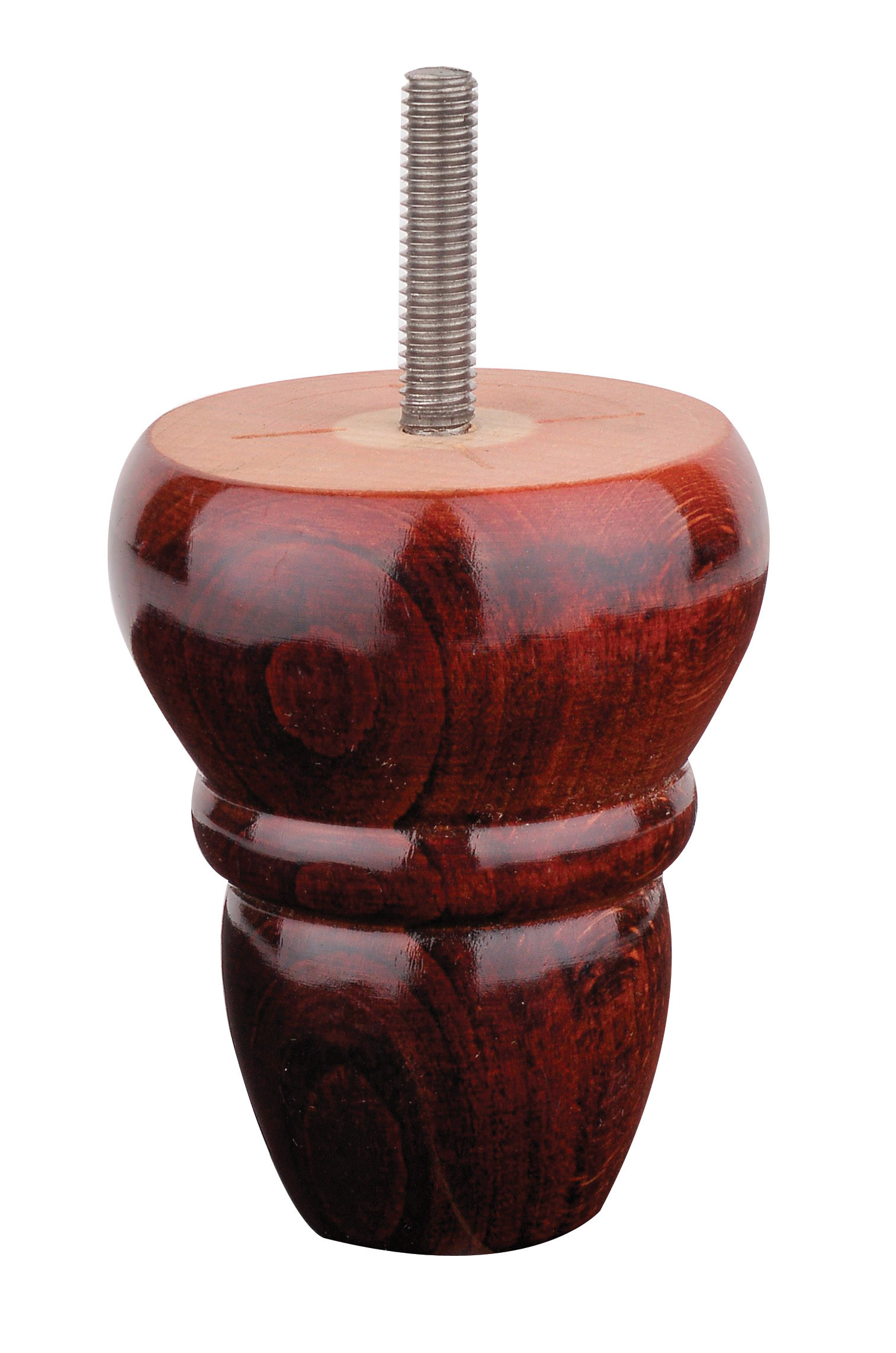 PCI WF113801 Mahogany Gloss Turned Wooden Foot