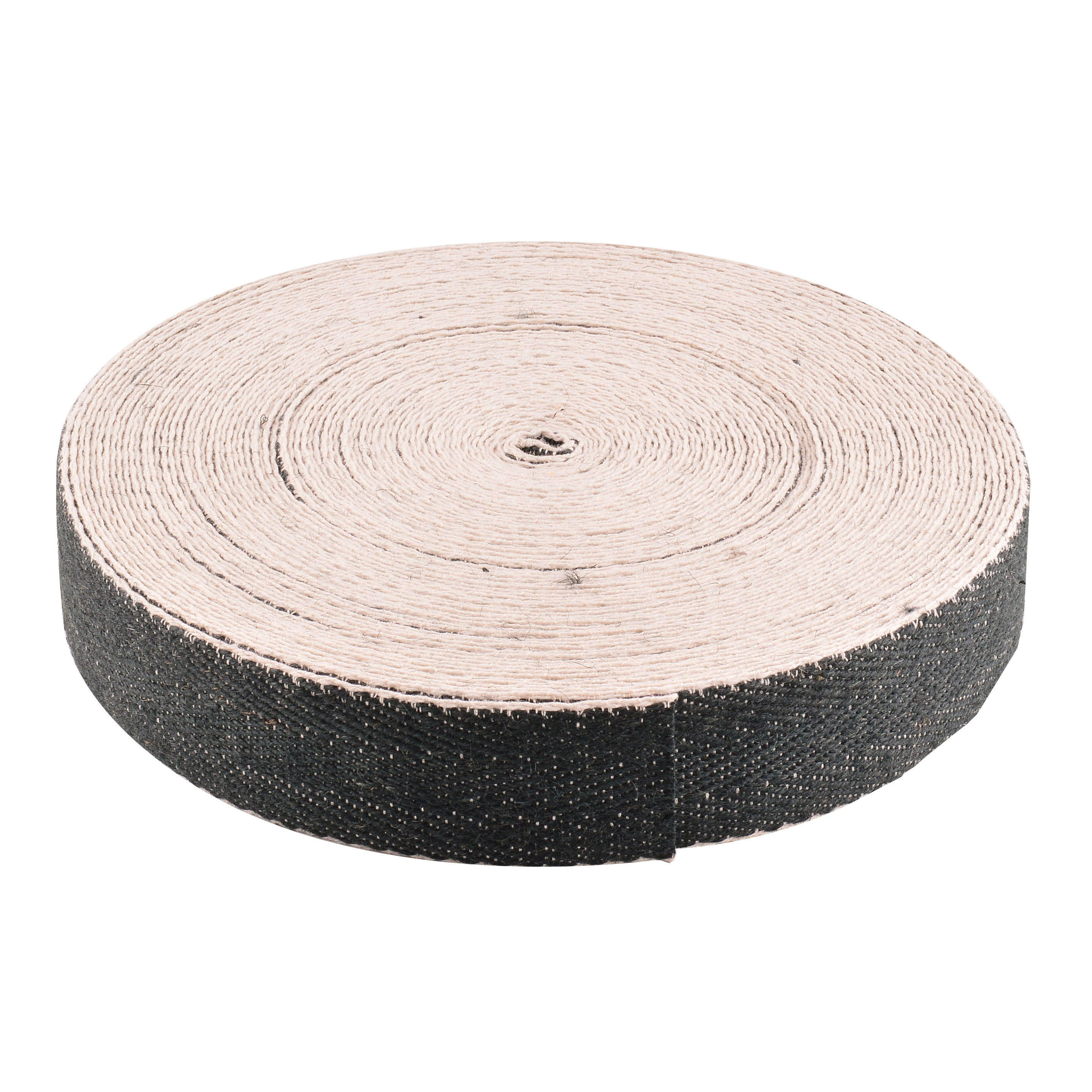 PCI WEB005 Black & White Jute bing 50mm Wide